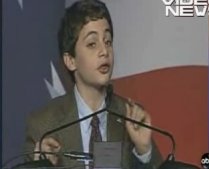Un băiat de 14 ani este speranţa conservatorilor americani (VIDEO)