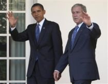 George W. Bush, ţinta ironiilor lui Obama la un dineu oficial (VIDEO)