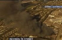 Incendiu violent la un depozit cu produse chimice din Sydney (VIDEO)