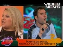 Scandal-monstru în direct: Nikita se ceartă cu tatăl copilului ei - VIDEO 