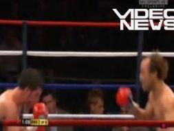 Dublu knock-down! Doi boxeri britanici s-au trimis la podea simultan (VIDEO)