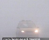 Infotrafic. Trafic în condiţii de ceaţă densă în Bucureşti şi alte şapte judeţe