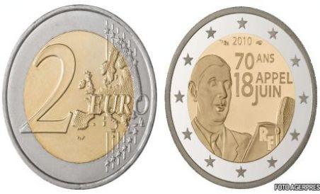 Euro scade la 4,3537 lei oficial