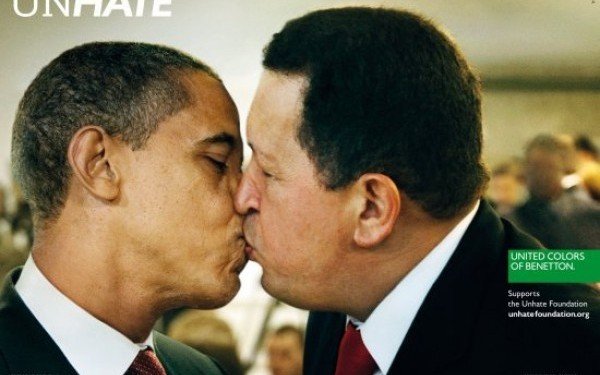 Ce ascunde preşedintele american?! Obama, sărut pasional cu Hugo Chavez