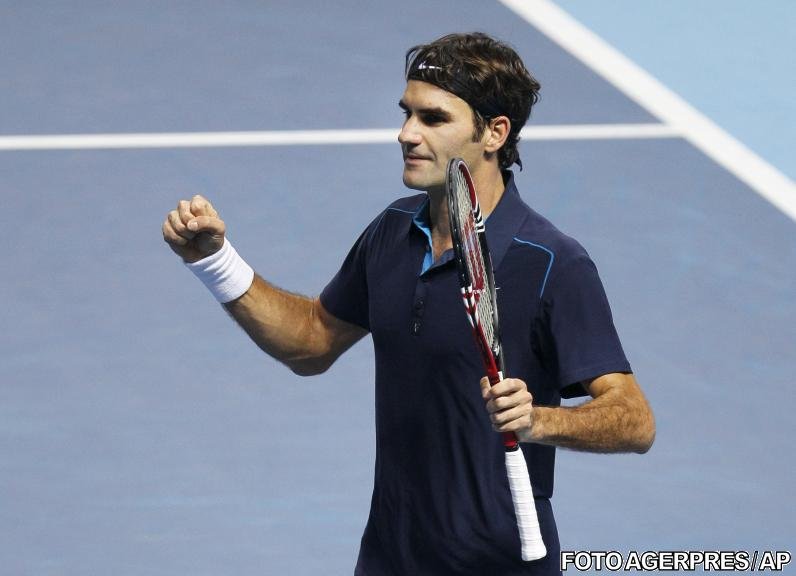Roger Federer este primul finalist de la Turneul Campionilor