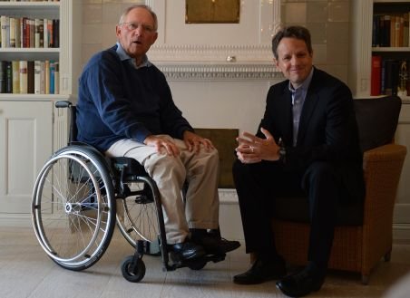 Euro crisis: Geithner and Schaeuble call for co-operation as expressing confidence in reform efforts