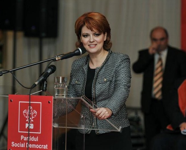 Lia Olguţa Vasilescu a fost aleasă preşedinte al PSD Craiova cu unanimitate de voturi