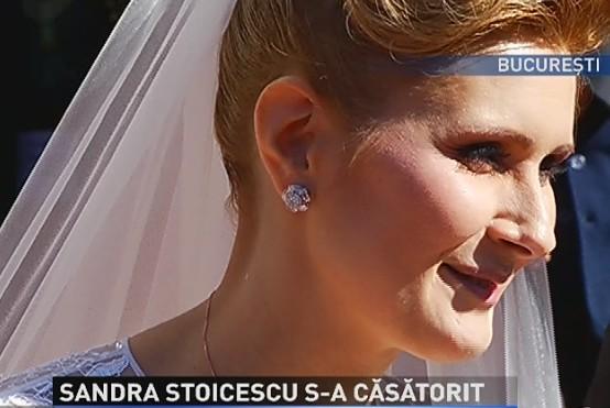 Sandra Stoicescu s-a căsătorit