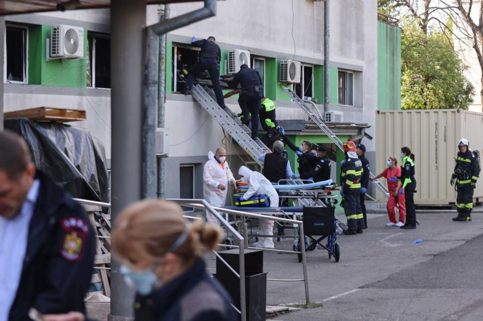 Incendiu spital boli infectioase constanta 1 octombrie 2021