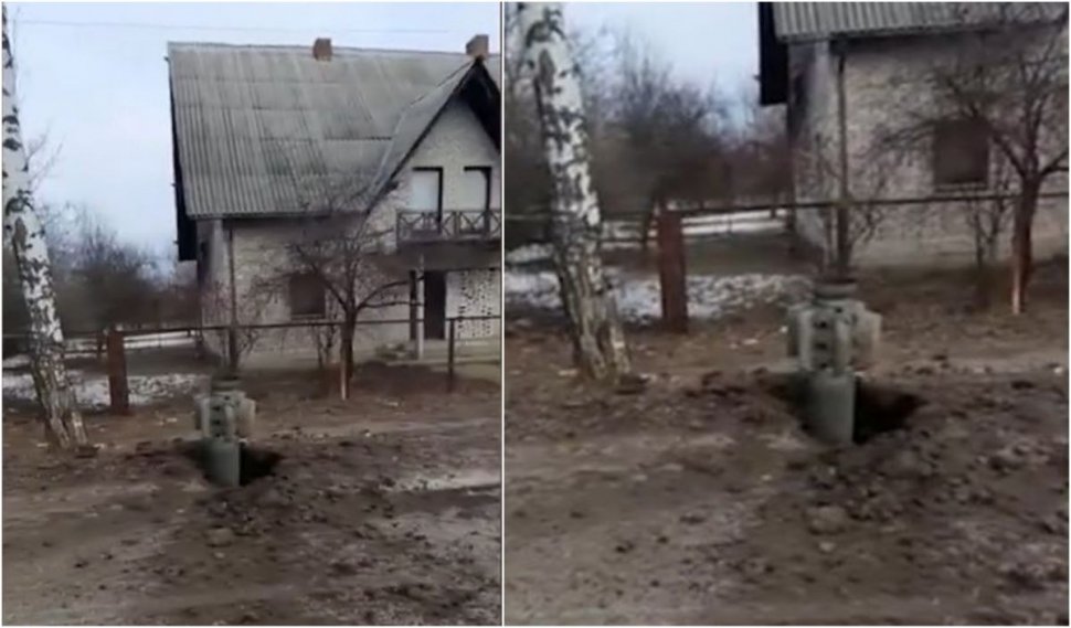 racheta neexplodata infipta sosea harkov ucraina