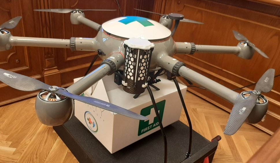 drona transport spital