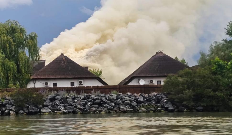 incendiu Danube Delta Resort-Gociman crisan