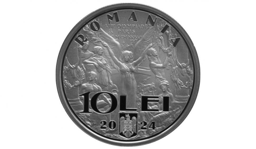 moneda argint jocuri olimpice 1924