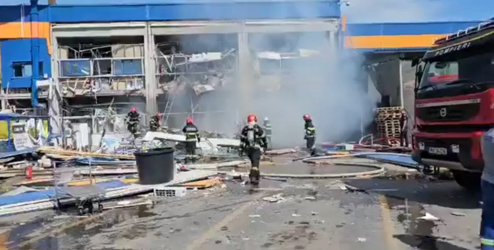 Care ar fi cauza exploziei de la Dedeman. Primar Botoșani: ”Victimele sunt angajați ai magazinului!” 