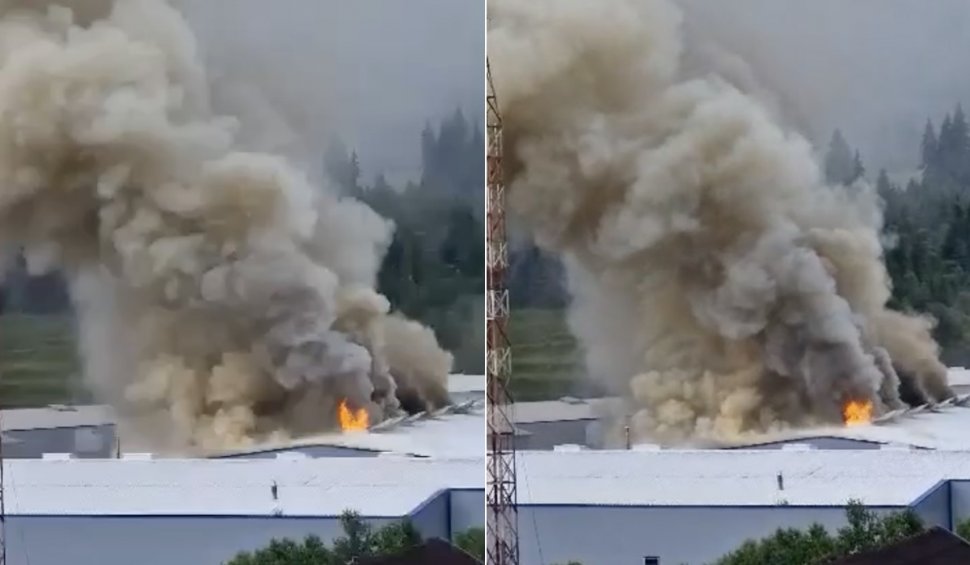 incendiu fabrica borsec 9 iunie 2024
