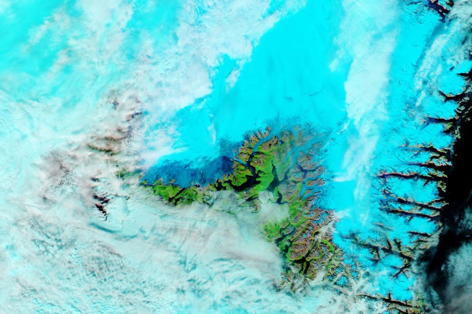 O mică pată albastră deasupra Groenlandei ar putea avea efecte devastatoare asupra climei: „Acest fenomen era prezis pentru anul 2100”