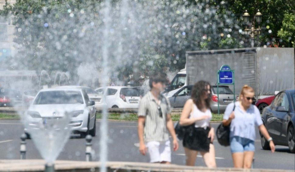 Caniculă şi disconfort termic accentuat în București. Temperaturile resimțite ating 40 de grade Celsius