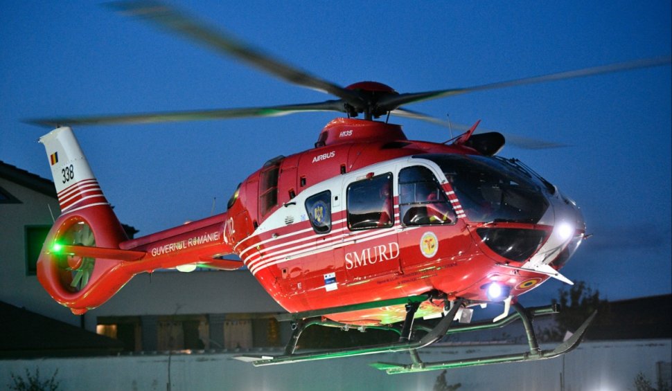 Medic salvat cu elicopterul SMURD, după ce a suferit un AVC la un curs