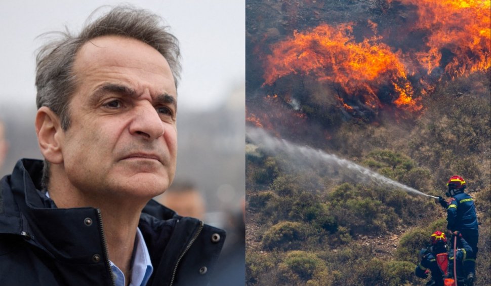 Kyriakos Mitsotakis incendiu Grecia