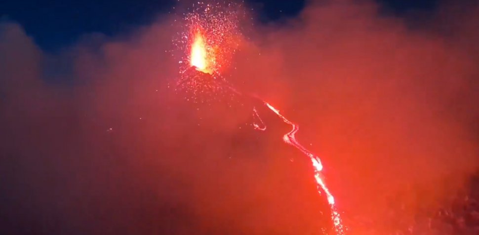 eruptie spectaculoasa etna