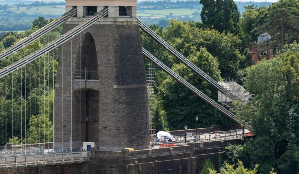 podul suspendat Clifton din Bristol, Anglia.