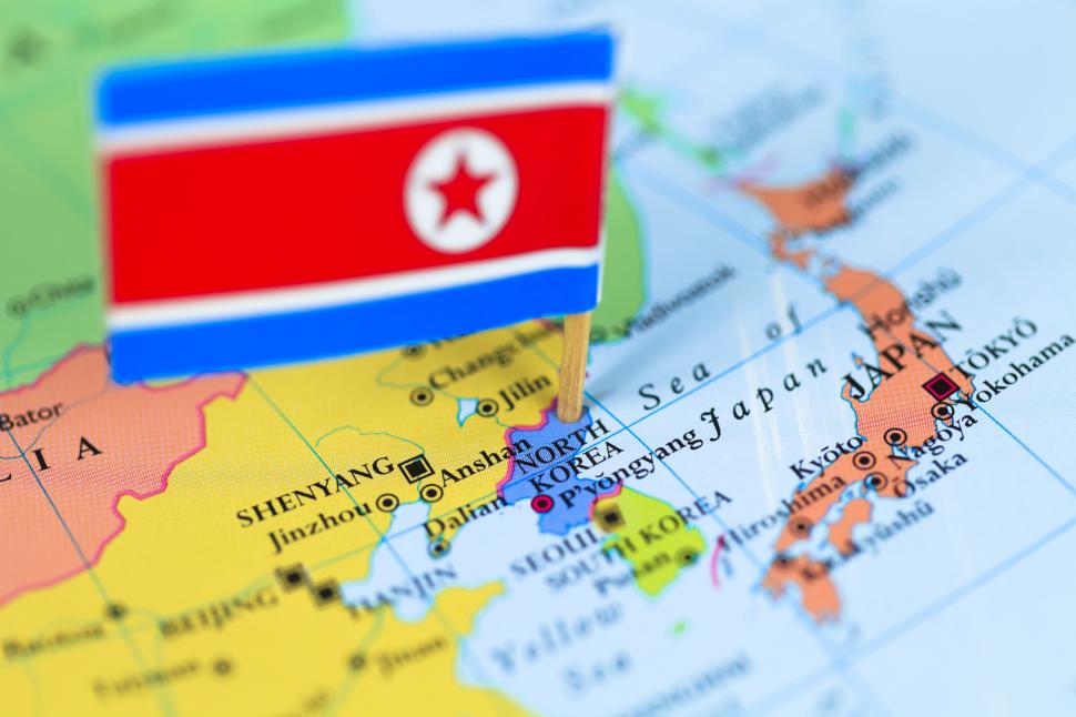 steagul coreei de nord pe harta