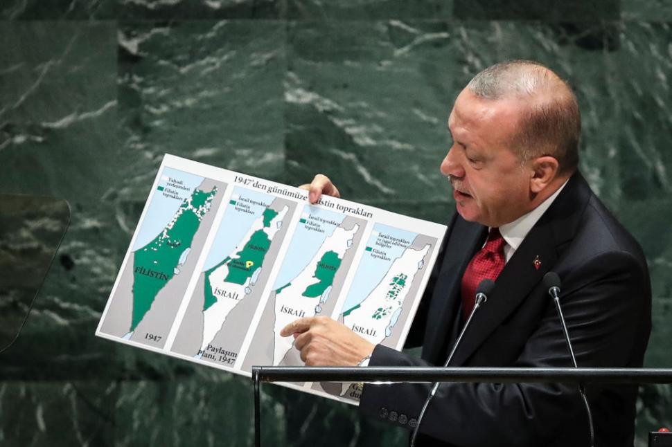 presedinte turcia erdogan harta israel