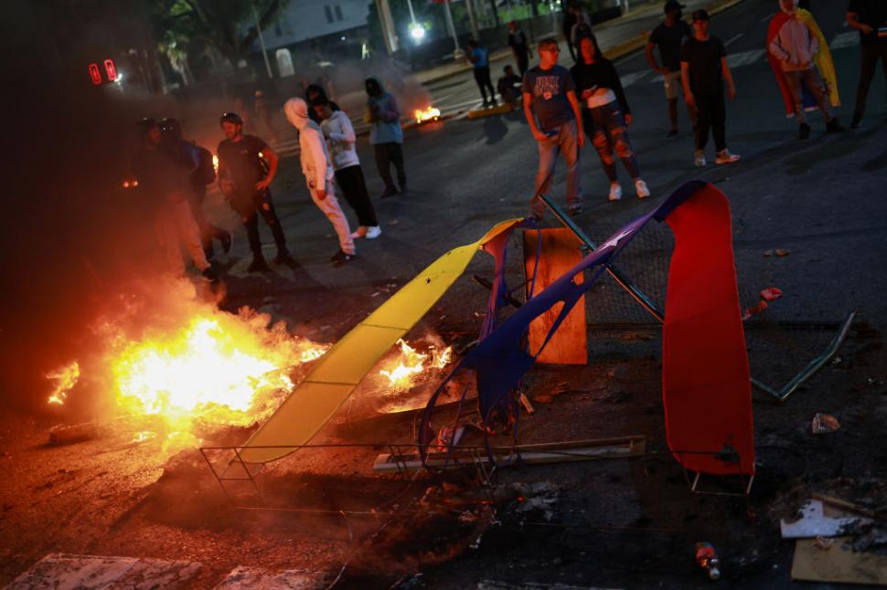 proteste in caracas, venezuela