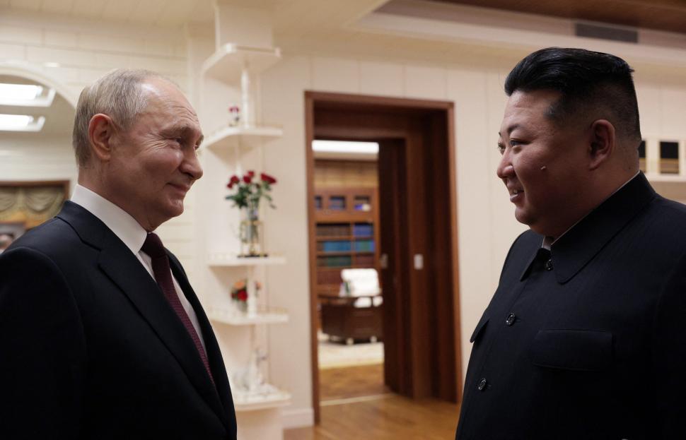 vladimir putin si kim jong un