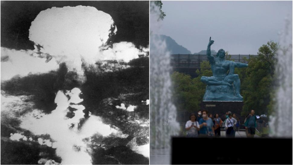 Bombardament atomic în Japonia. Statuia Pacii de la Nagasaki. Sputnik RIA Novosti Profimedia