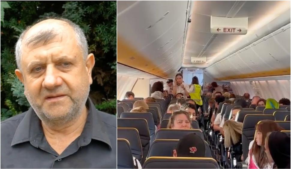 tata barbat mort avion paris cluj