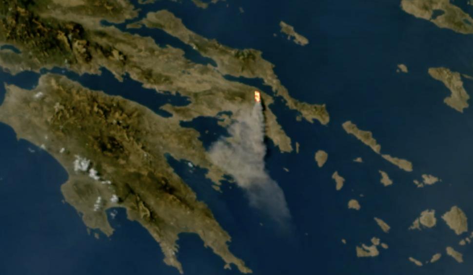 incendii grecia vizibile spatiu