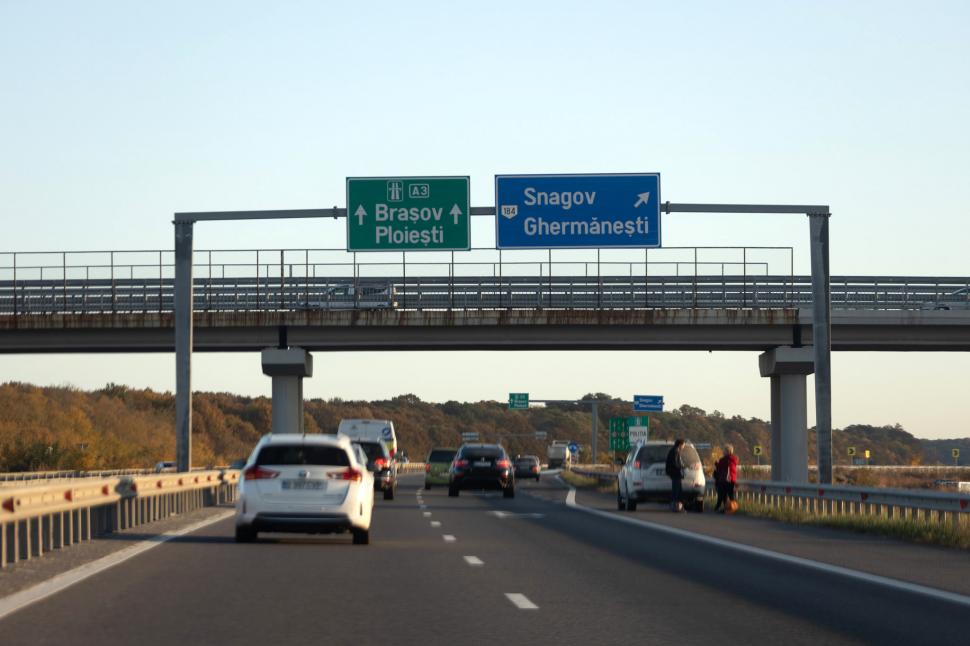 masini pe autostrada A3 bucuresti ploiesti