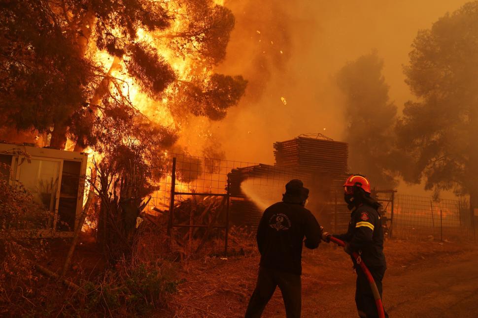 incendii in grecia