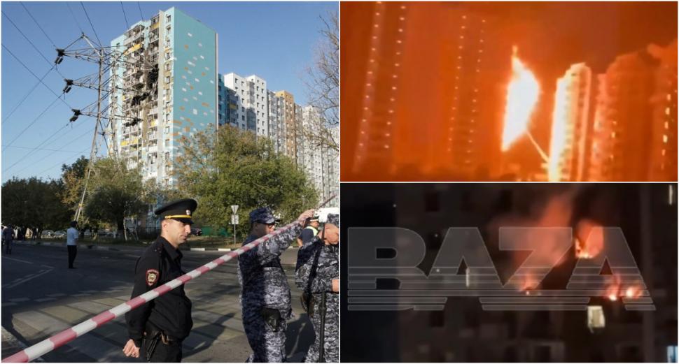 bloc bombardat in rusia