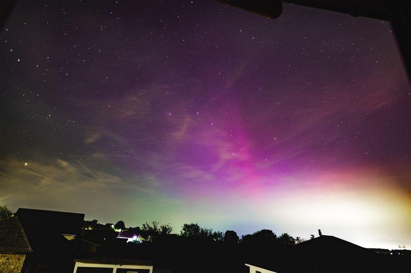 aurora boreala la baia mare