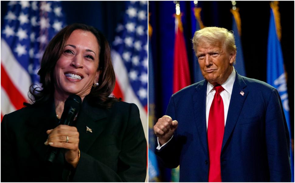 kamala harris donald trump getty