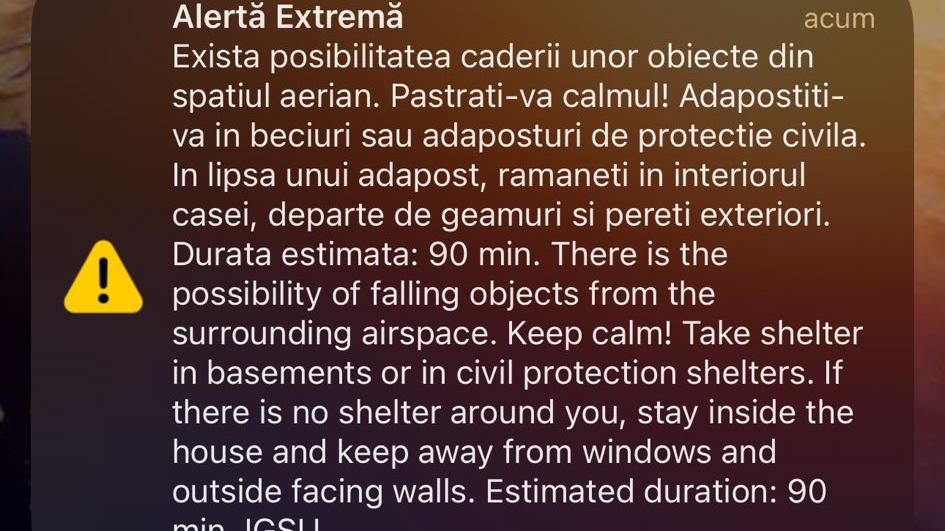 Alertă extremă în județul Tulcea după un nou atac cu drone la granița Ucrainei cu România. A fost emis mesaj RO-Alert