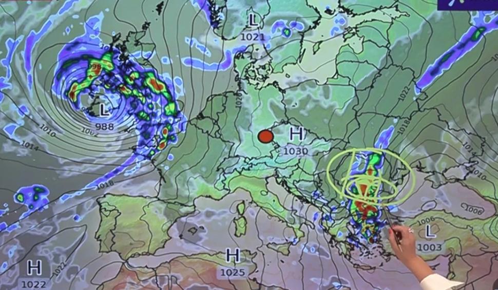 harta meteo romania