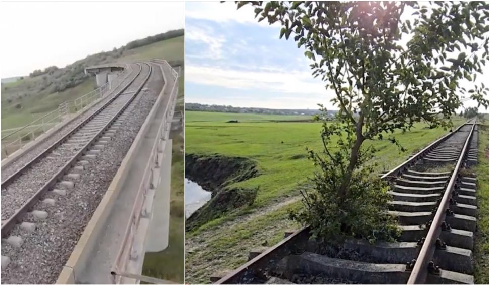 cale ferata botosani abandonata