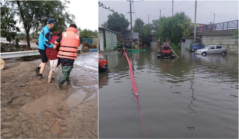 inundatii romania ciclon