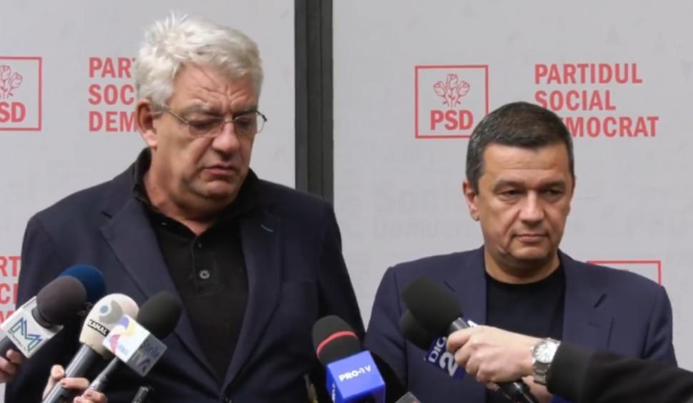 Mihai Tudose si Sorin Grindeanu psd