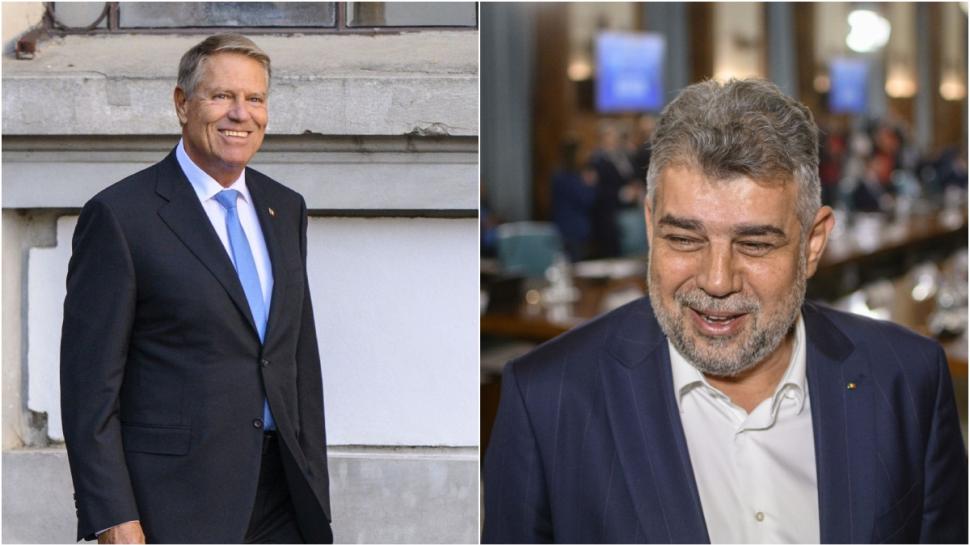 Klaus Iohannis Marcel Ciolacu