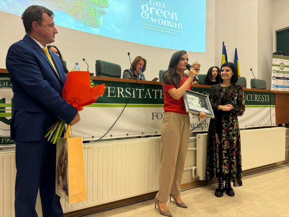 ana iorga premiata la gala green woman