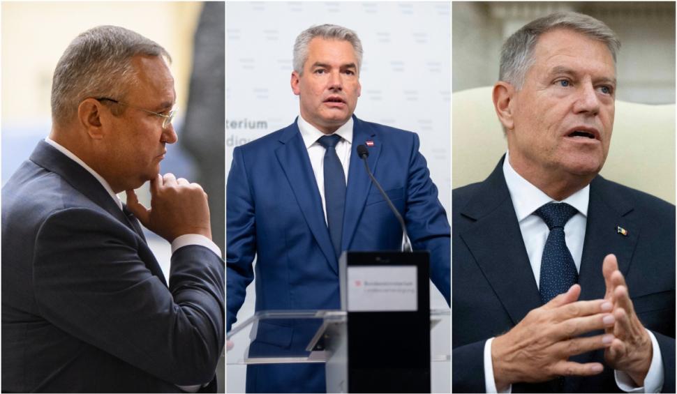 Nicolae Ciuca Karl Nehammer Klaus Iohannis