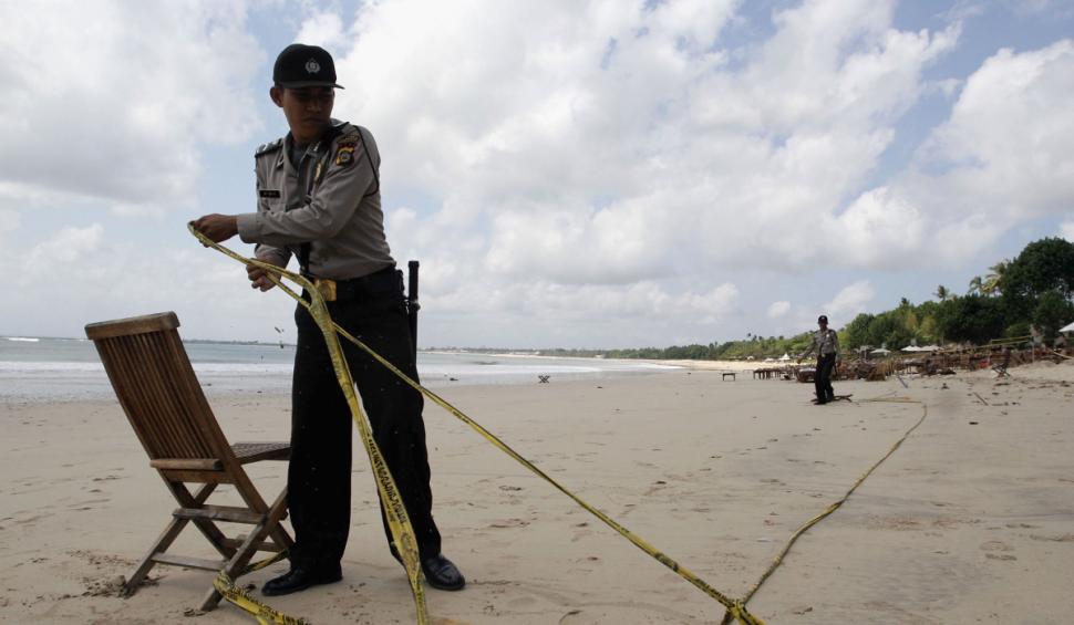 politie plaja bali getty