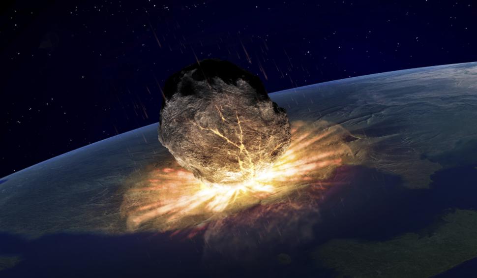 meteorit prabusit impact pamant