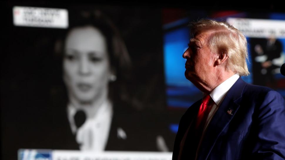 donald trump si kamala harris
