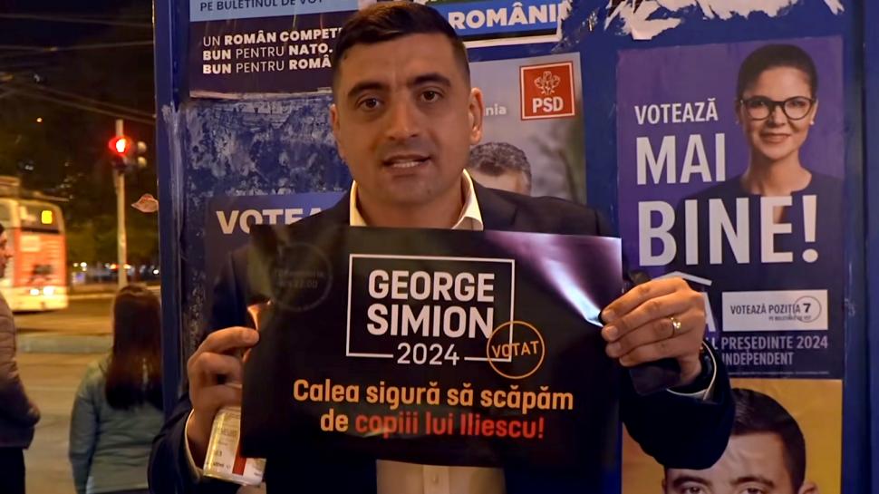 george simion afis electoral