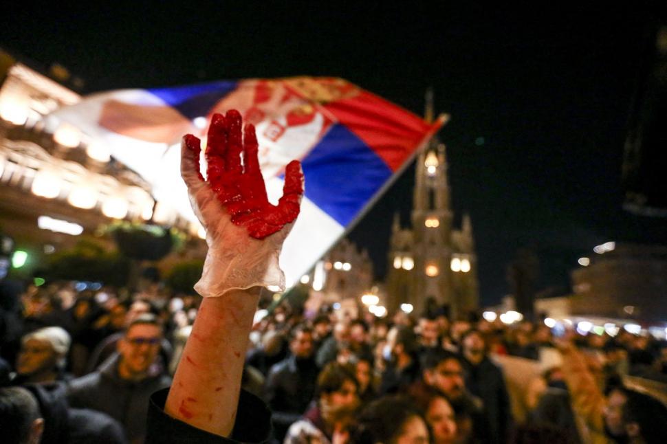 proteste in serbia